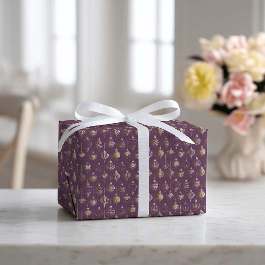 Rosalind Plum - Wrapping Paper - Lemon Park
