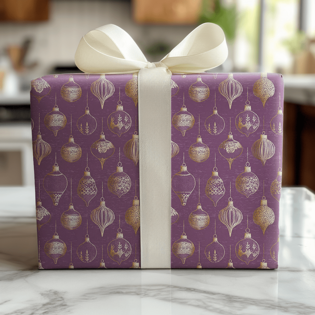 Rosalind Plum - Wrapping Paper - Lemon Park