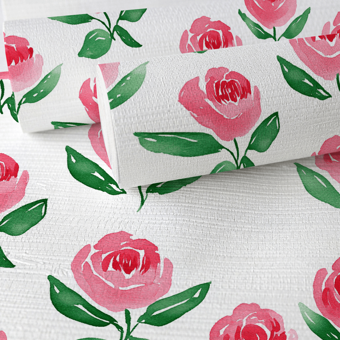 Rosé All Day Faux Grasscloth Wallpaper - Lemon Park