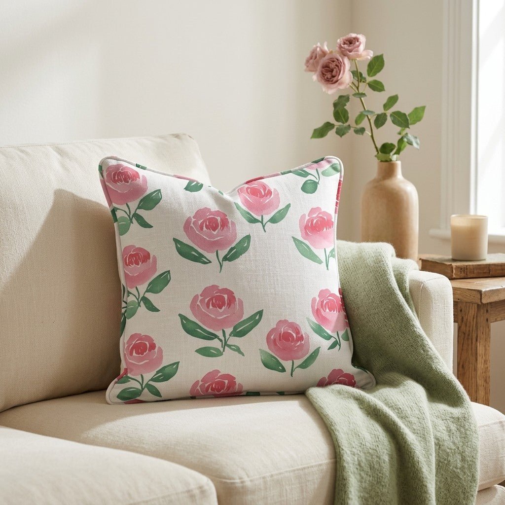 Rosé All Day Throw Pillow - Lemon Park