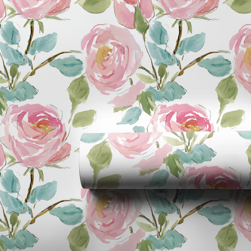 Rosé Bloom - Wrapping Paper - Lemon Park