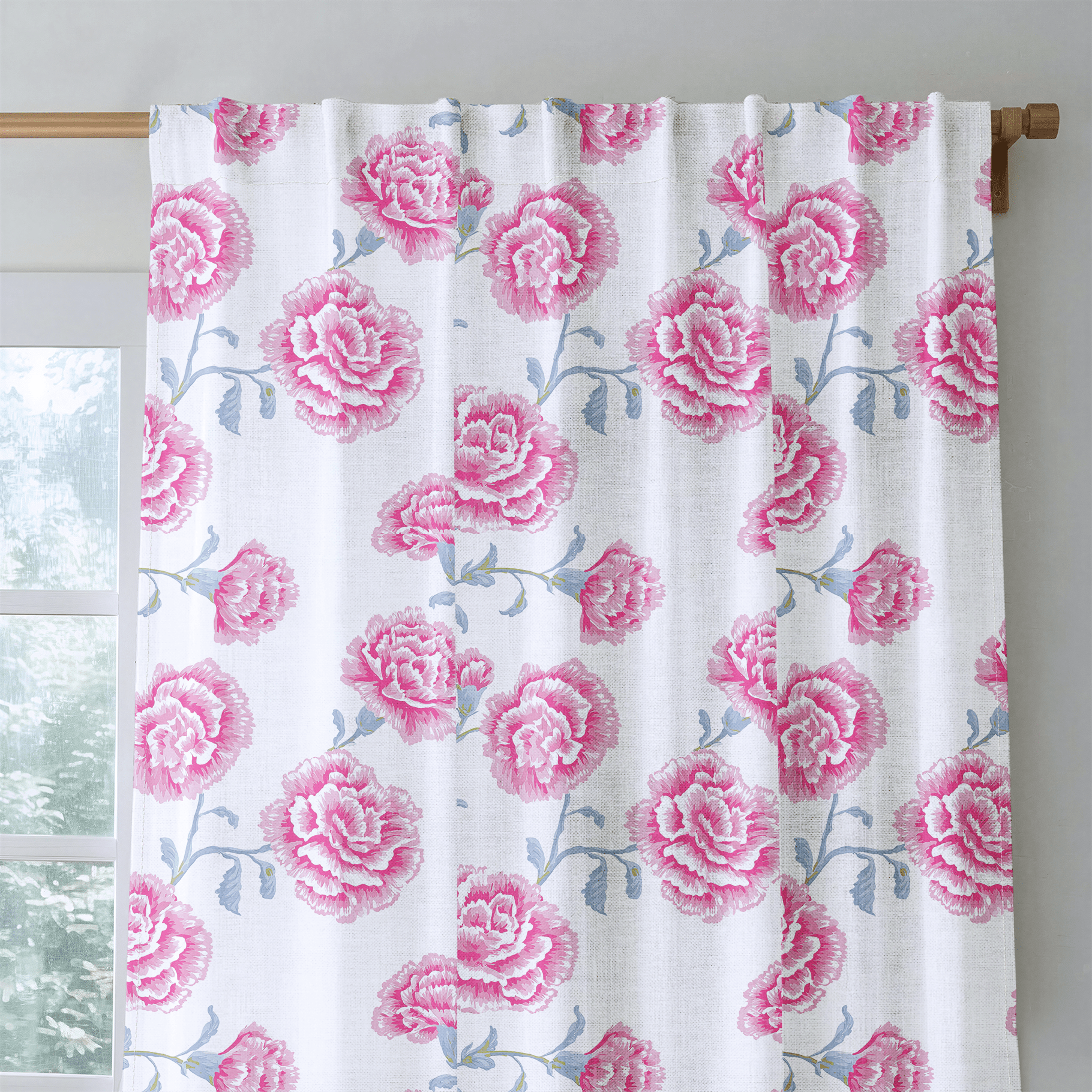 Rose Carnation - Drapery - Lemon Park