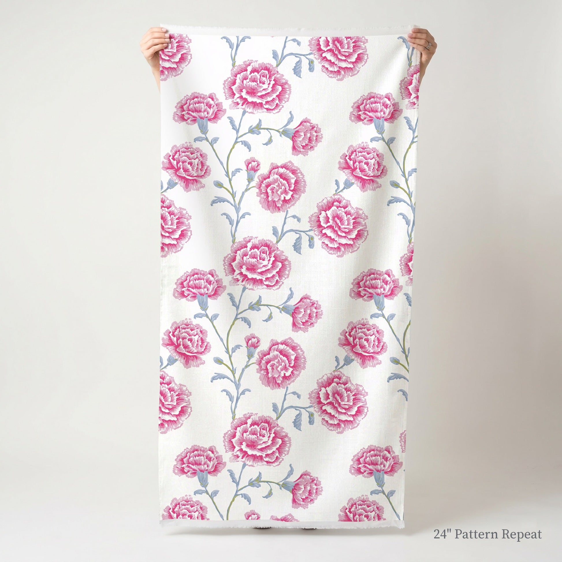 Rose Carnation - Fabric - Lemon Park