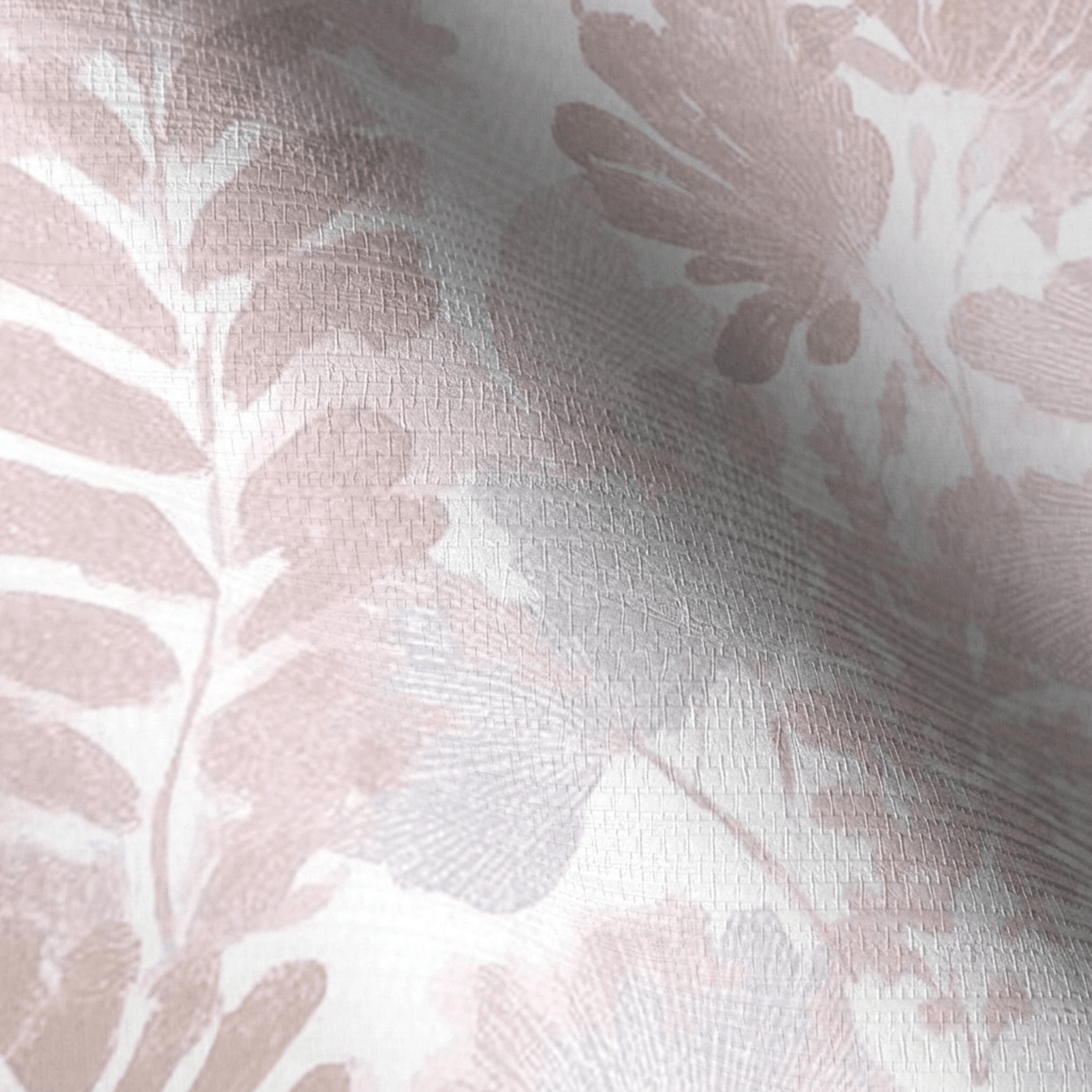 Rose Opalite Faux Grasscloth Wallpaper - Lemon Park