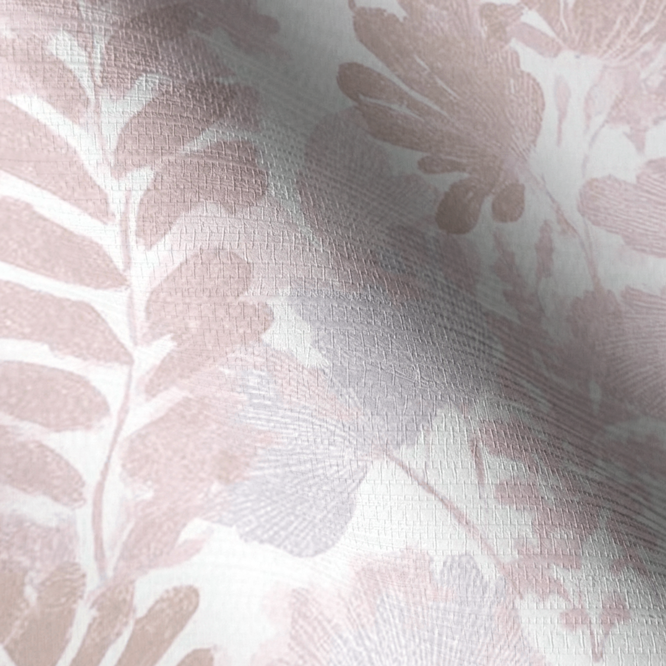 Rose Opalite Faux Grasscloth Wallpaper