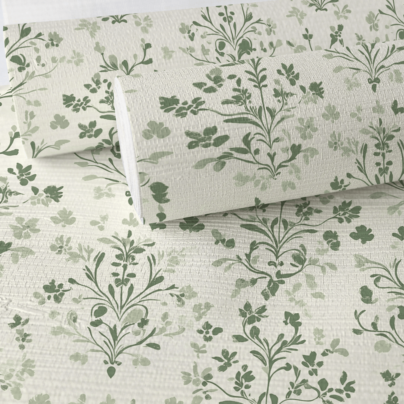 Rosemary's Garden Faux Grasscloth Wallpaper - Lemon Park
