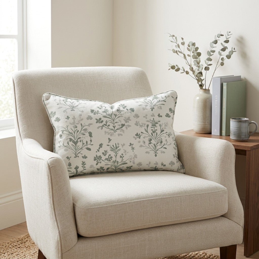 Rosemary's Garden Throw Pillow - Lemon Park