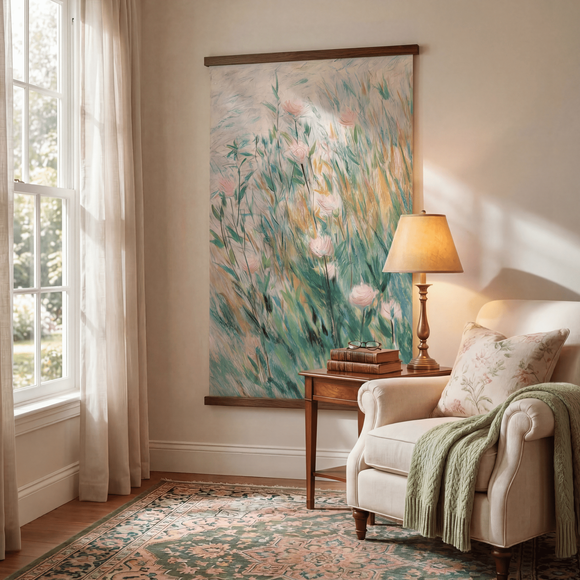 Roses in the Wind - Tapestry - Lemon Park