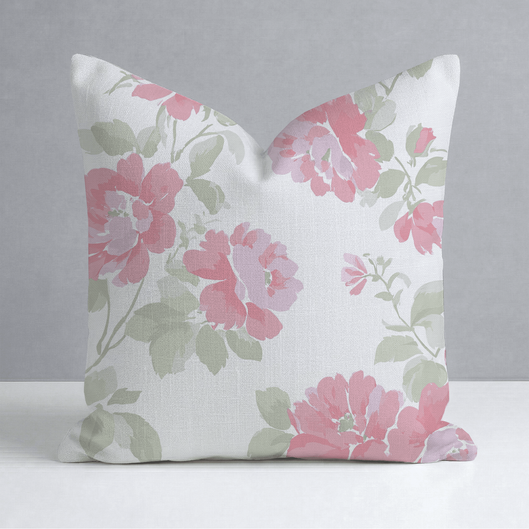 Rosewood Cottage Throw Pillow - Lemon Park