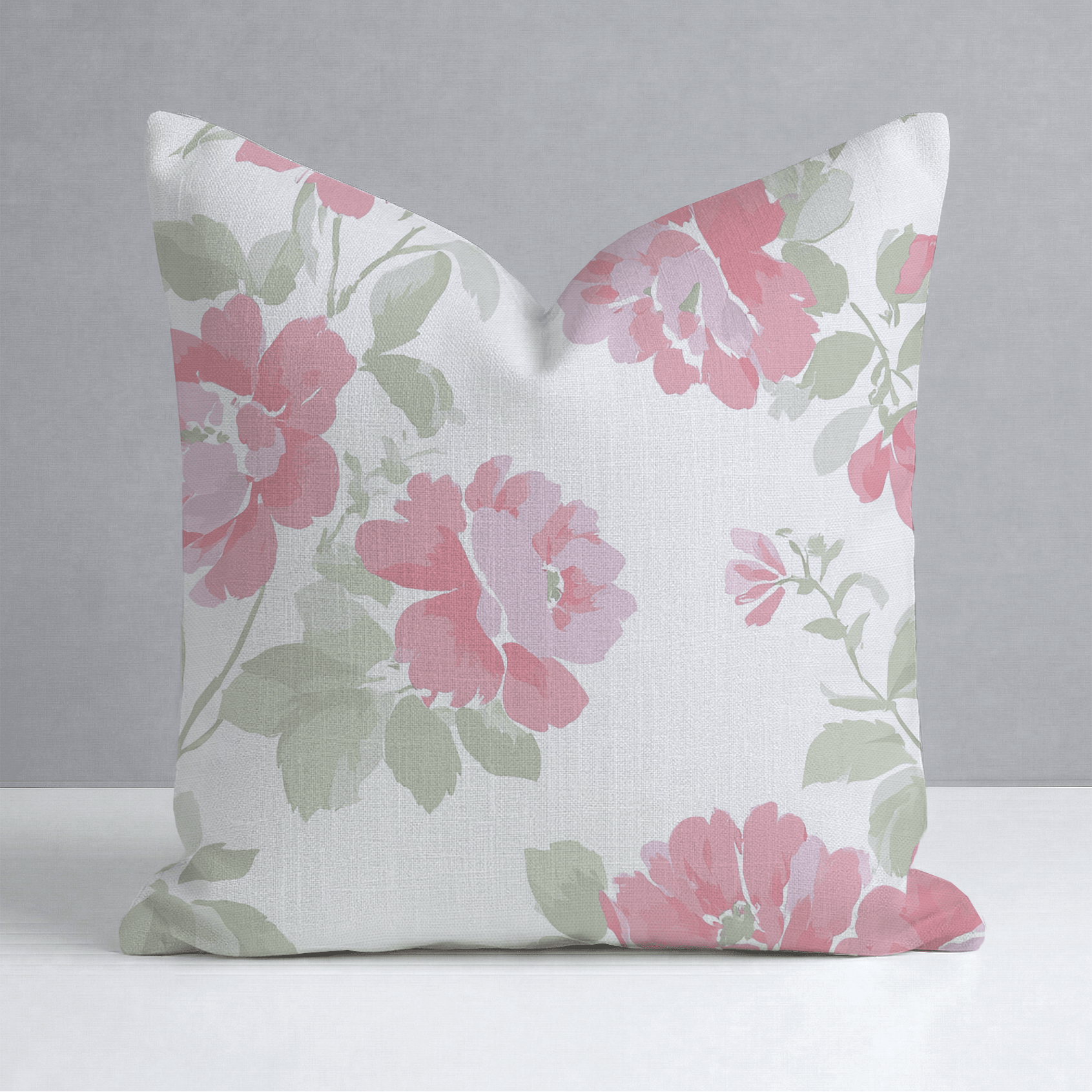 Rosewood Cottage Throw Pillow - Lemon Park