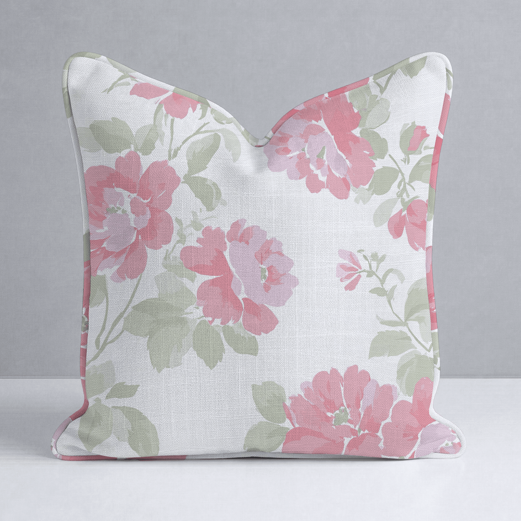 Rosewood Cottage Throw Pillow - Lemon Park