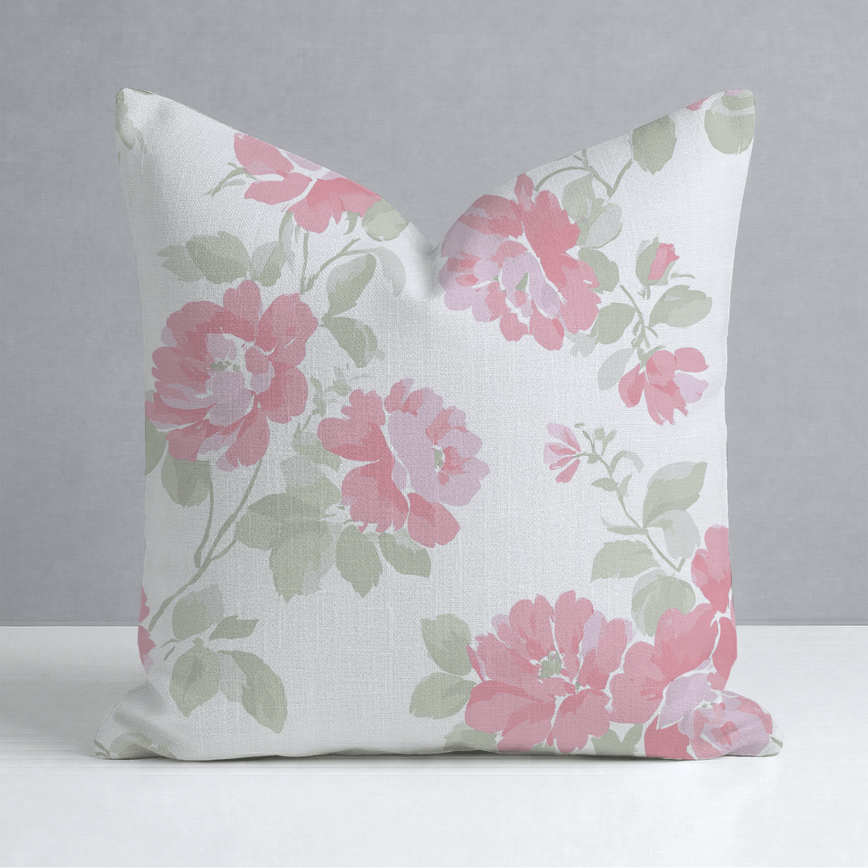 Rosewood Cottage Throw Pillow - Lemon Park