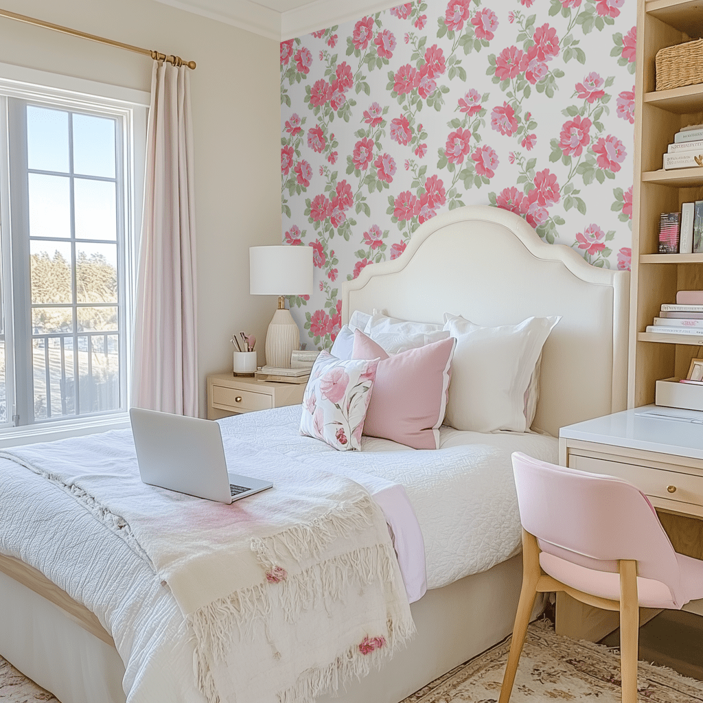 Rosewood Cottage Wallpaper - Lemon Park