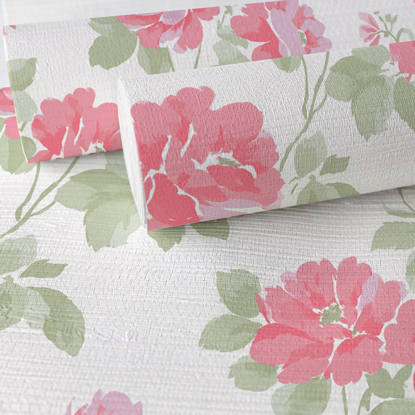 Rosewood Cottage Faux Grasscloth Wallpaper
