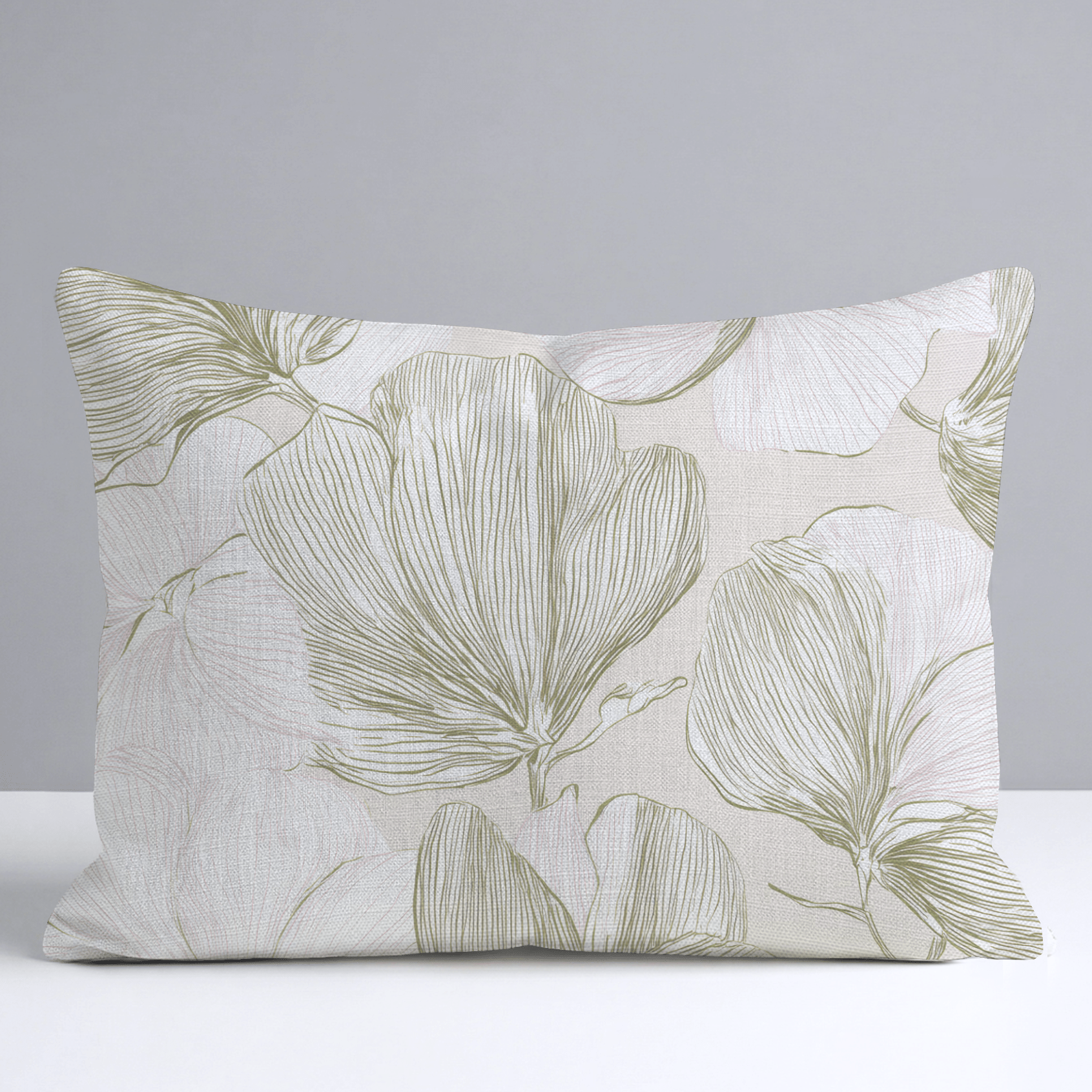 Rosy Air Throw Pillow - Lemon Park