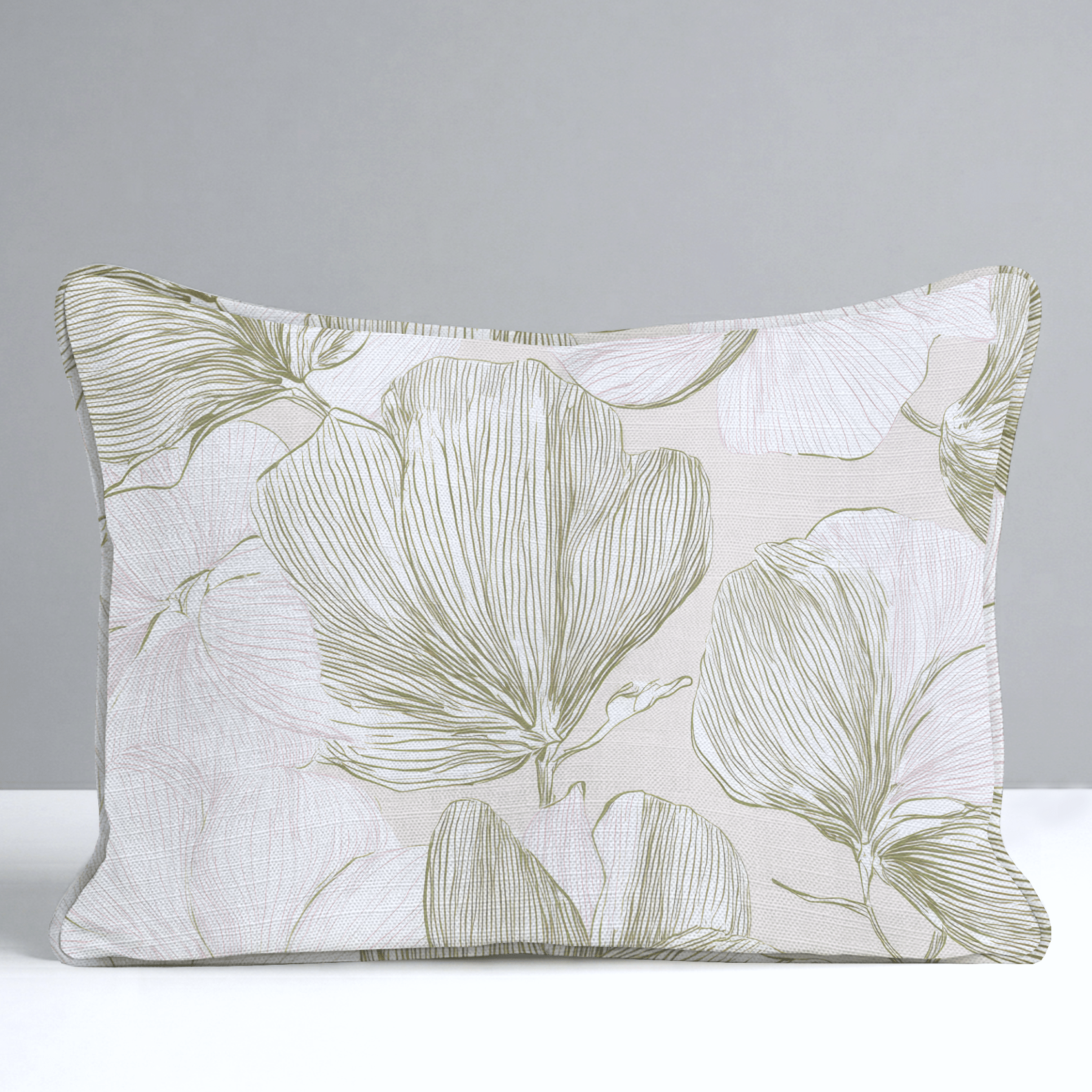 Rosy Air Throw Pillow - Lemon Park