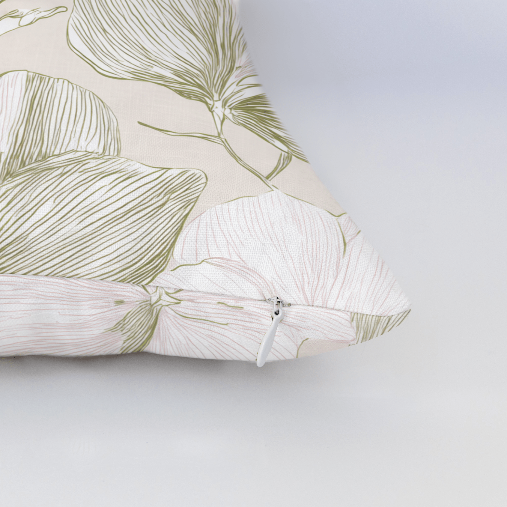 Rosy Air Throw Pillow - Lemon Park
