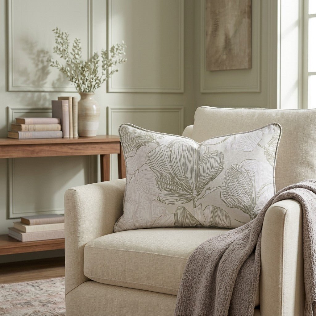 Rosy Air Throw Pillow - Lemon Park