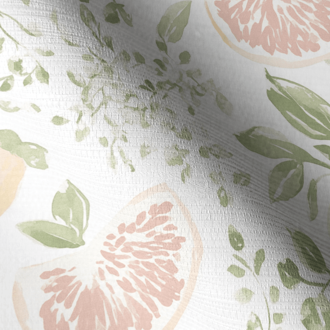 Rowan Faux Grasscloth Wallpaper - Lemon Park
