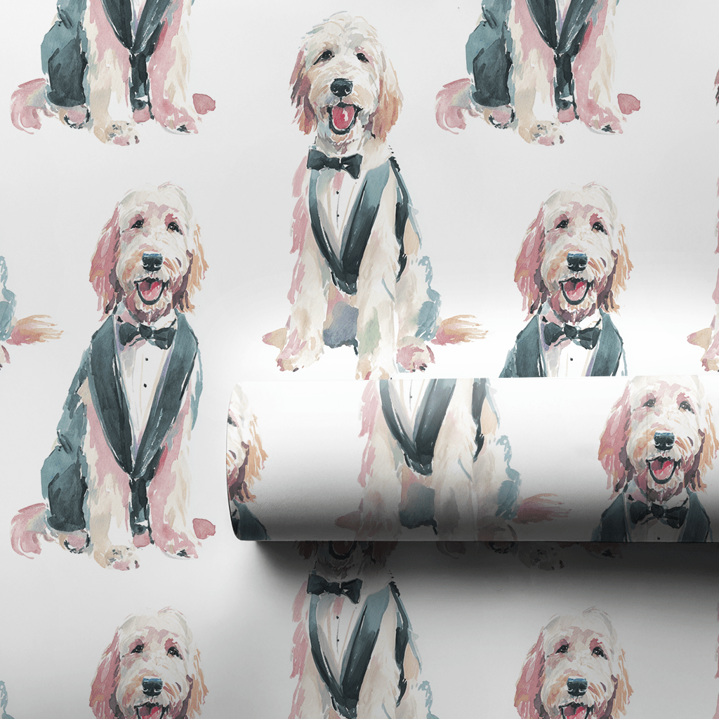 Rufus Tux - Wrapping Paper - Lemon Park