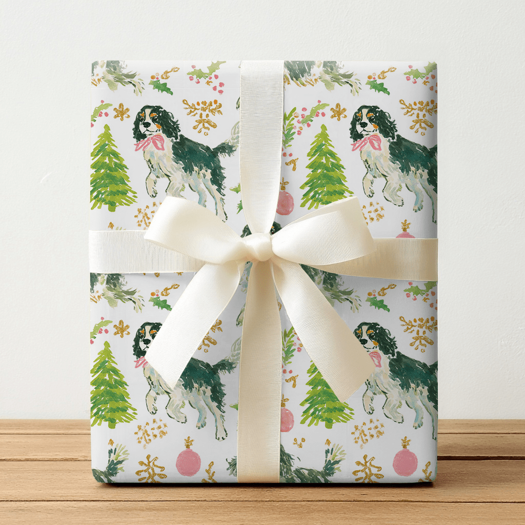 Sadies Christmas Morning - Wrapping Paper - Lemon Park