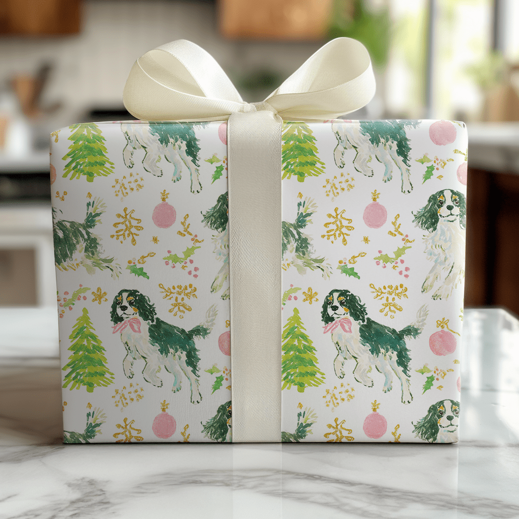 Sadies Christmas Morning - Wrapping Paper - Lemon Park