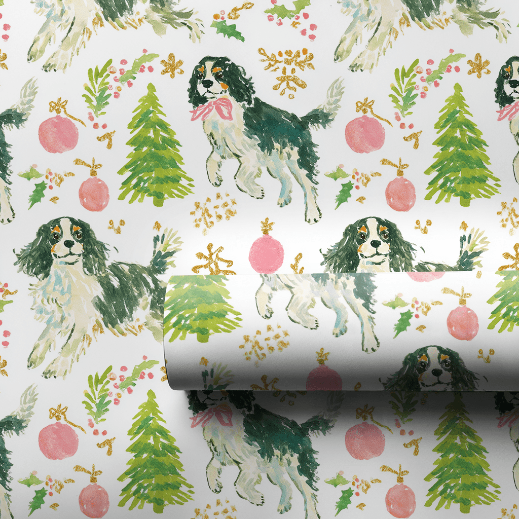 Sadies Christmas Morning - Wrapping Paper - Lemon Park