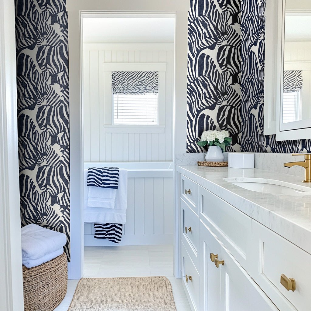 Safari Stripes Wallpaper - Lemon Park