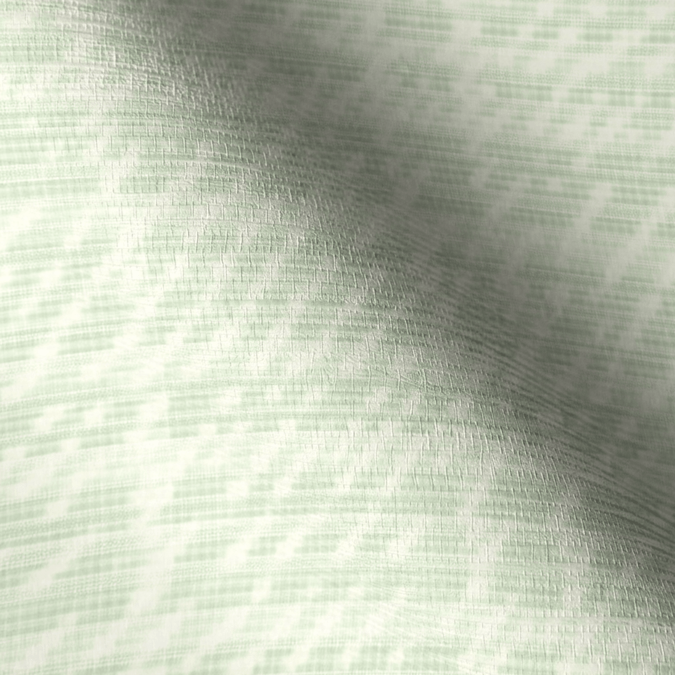 Sage Check Faux Grasscloth Wallpaper - Lemon Park