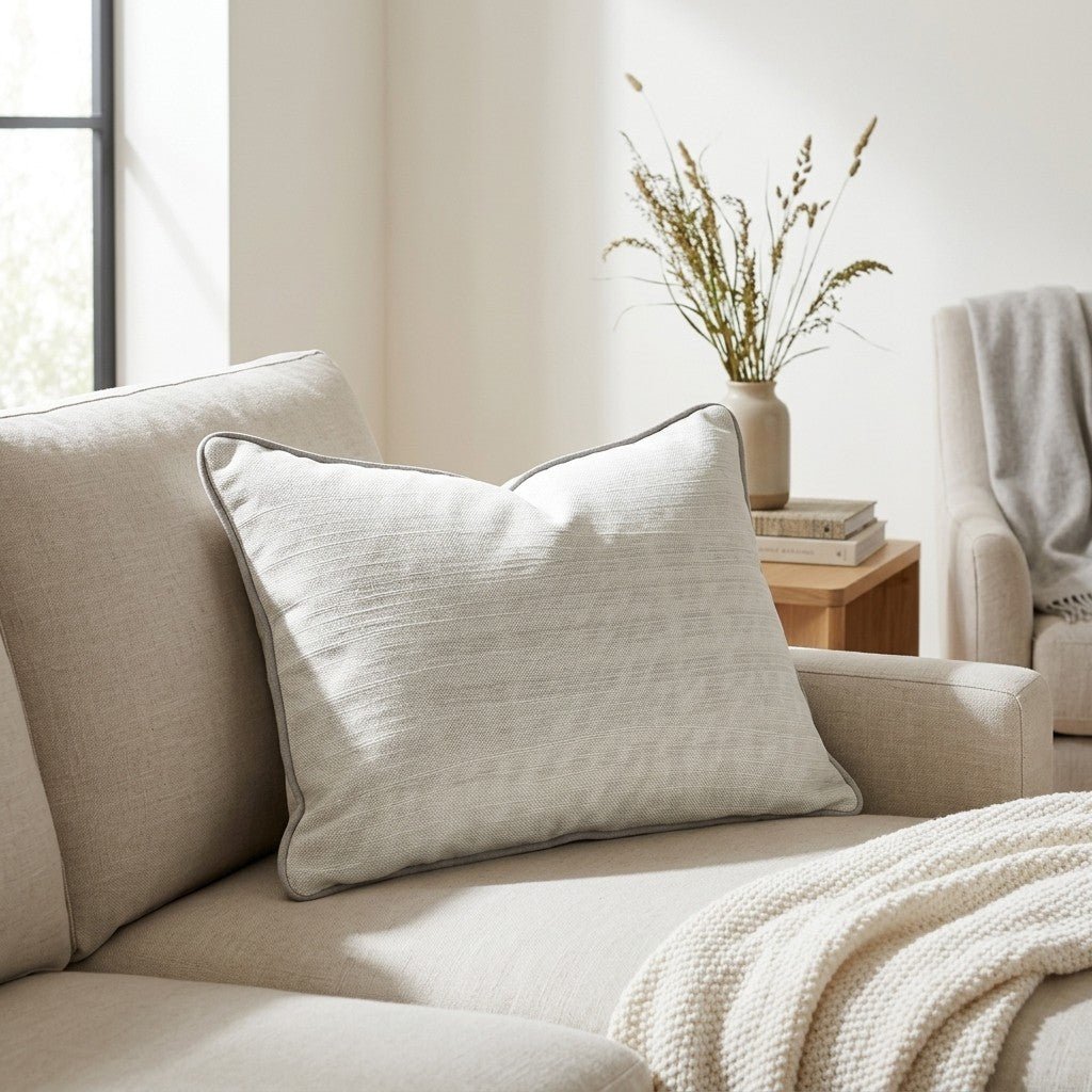 Sage Check Throw Pillow - Lemon Park
