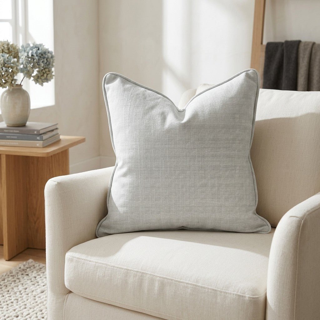 Sage Check Throw Pillow - Lemon Park
