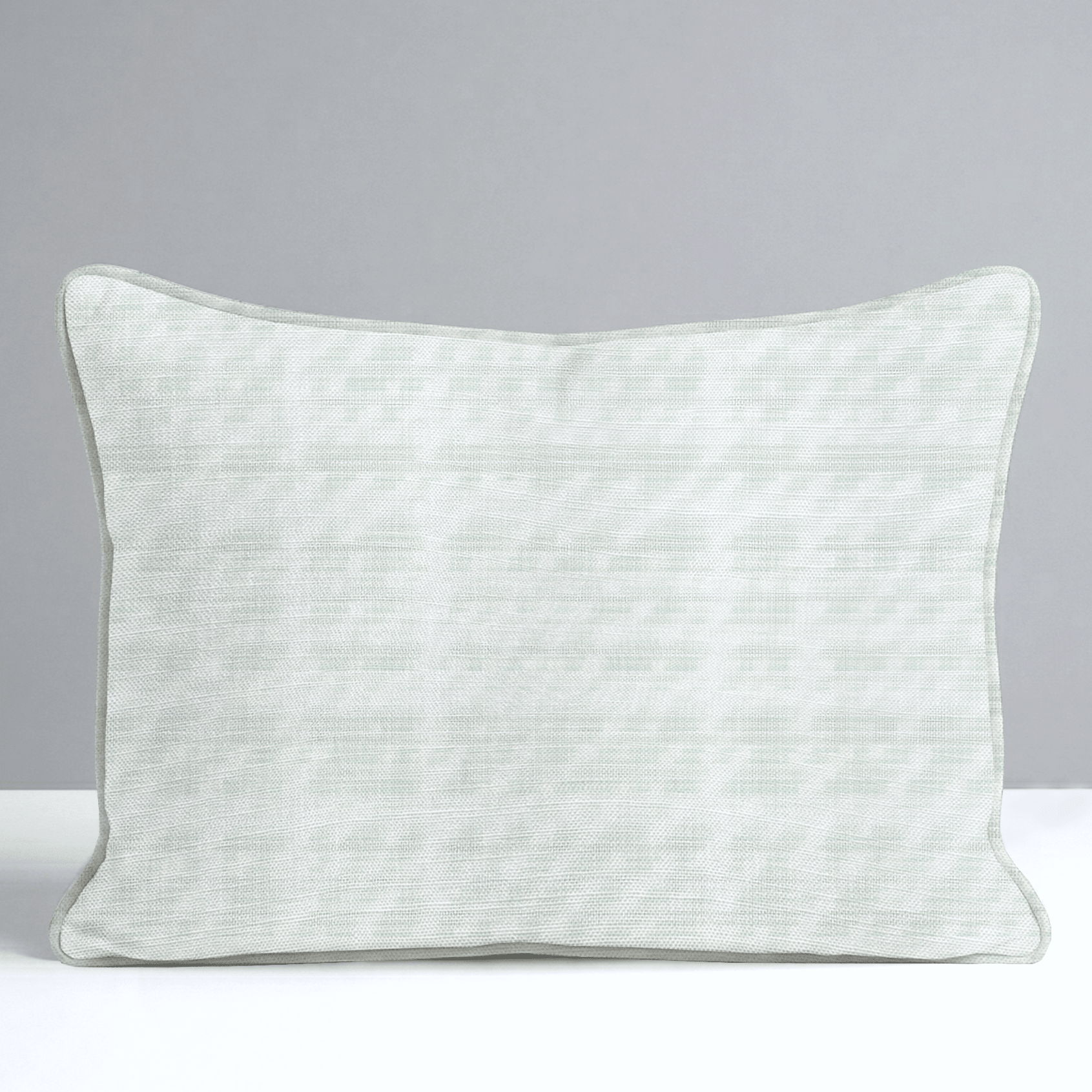 Sage Check Throw Pillow - Lemon Park