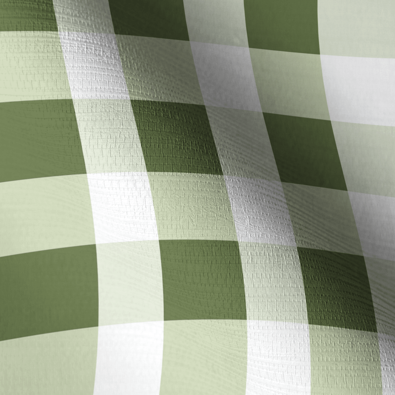 Sage Gingham Faux Grasscloth Wallpaper - Lemon Park