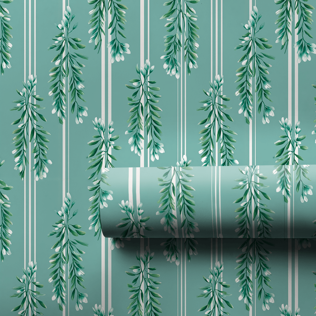 Sage Street - Wrapping Paper - Lemon Park