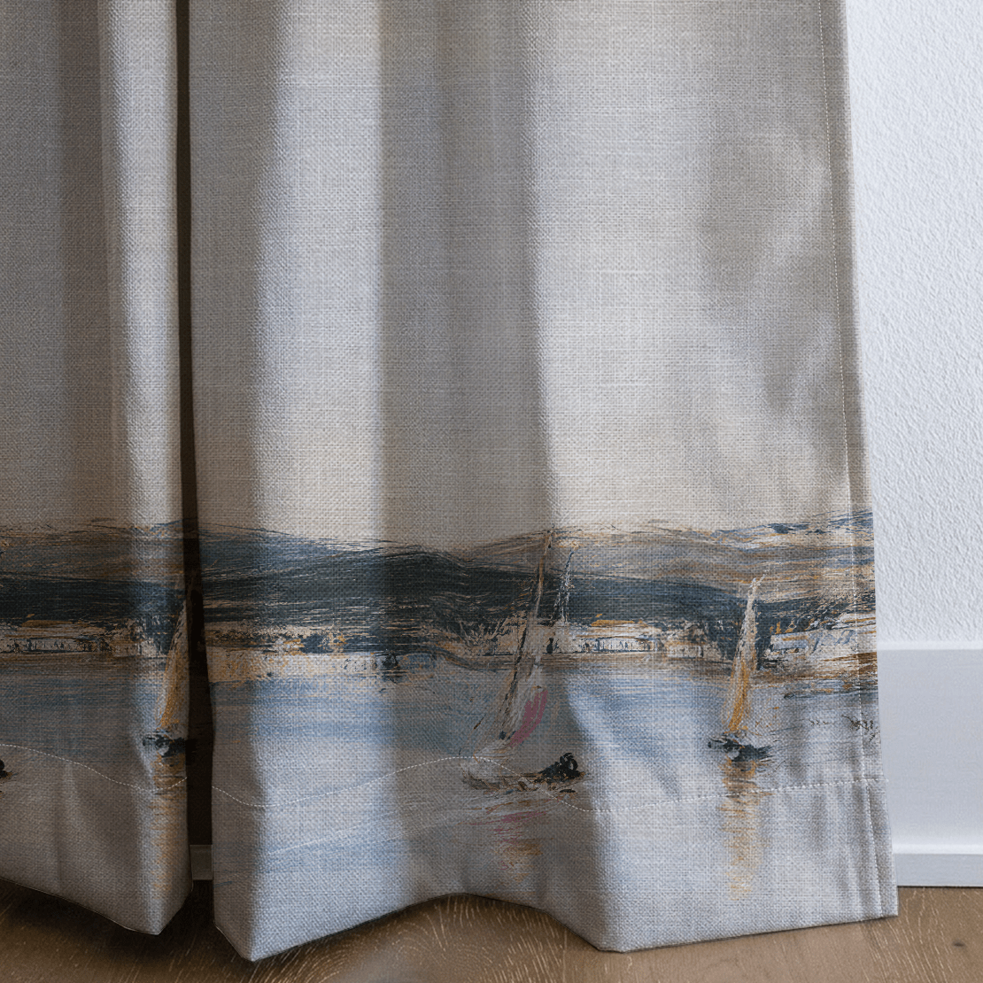 Sailboat - Drapery - Lemon Park