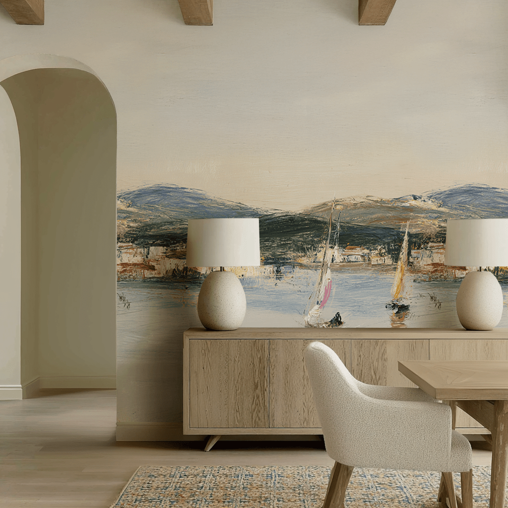 Sailboat - Wall Mural - Lemon Park