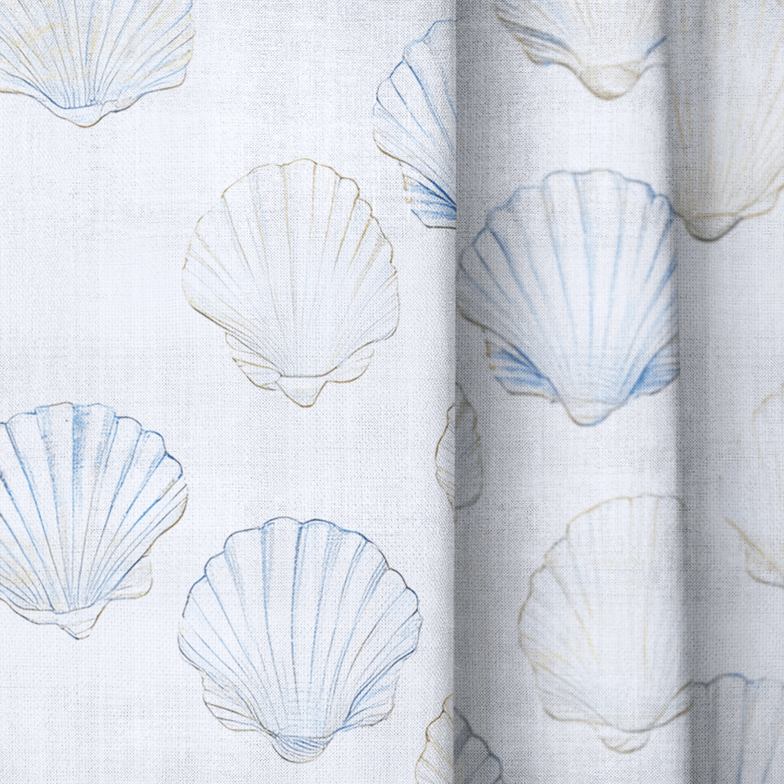 Sally's Sea Shells - Drapery - Lemon Park