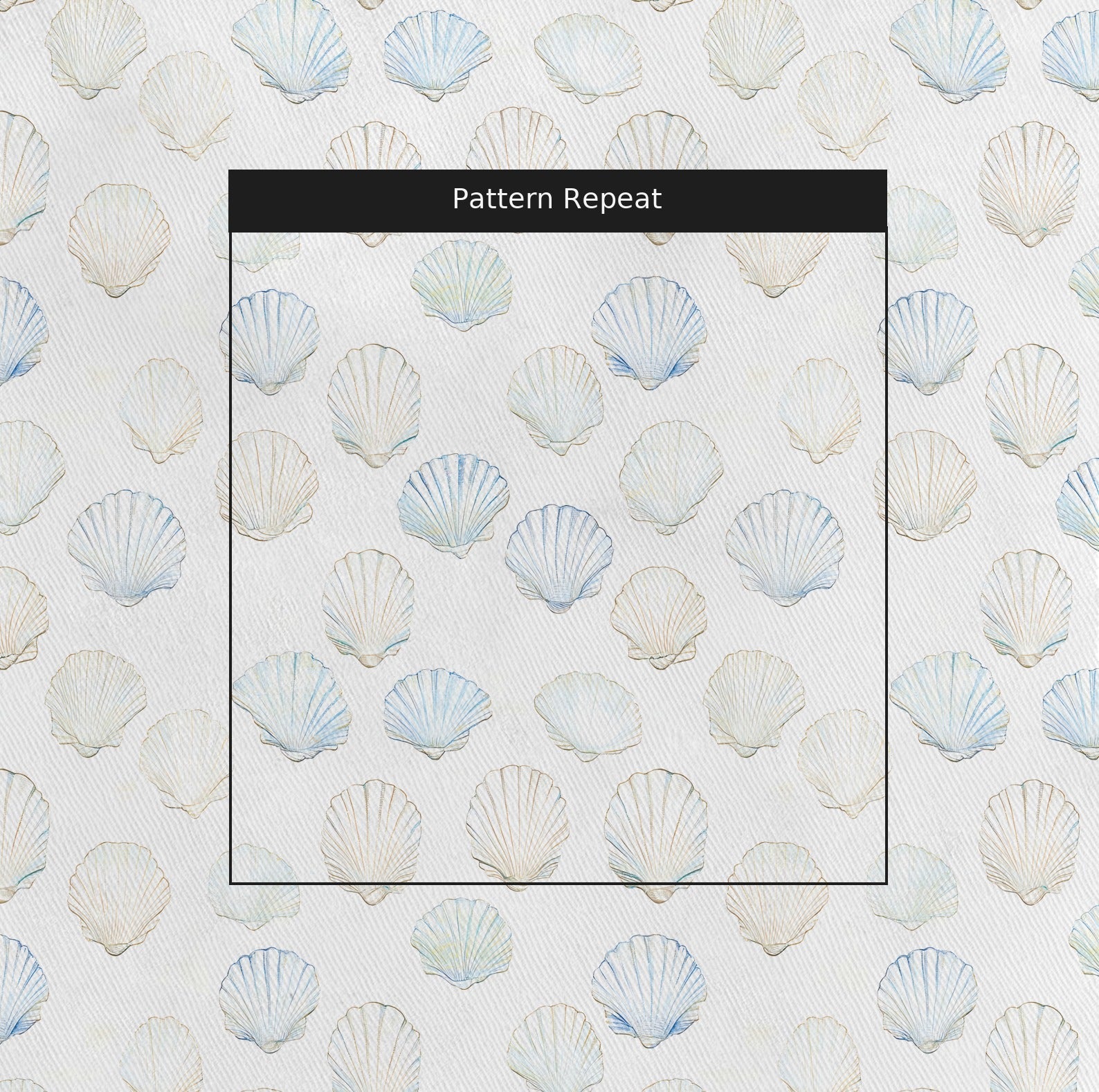 Sally's Sea Shells - Fabric - Lemon Park