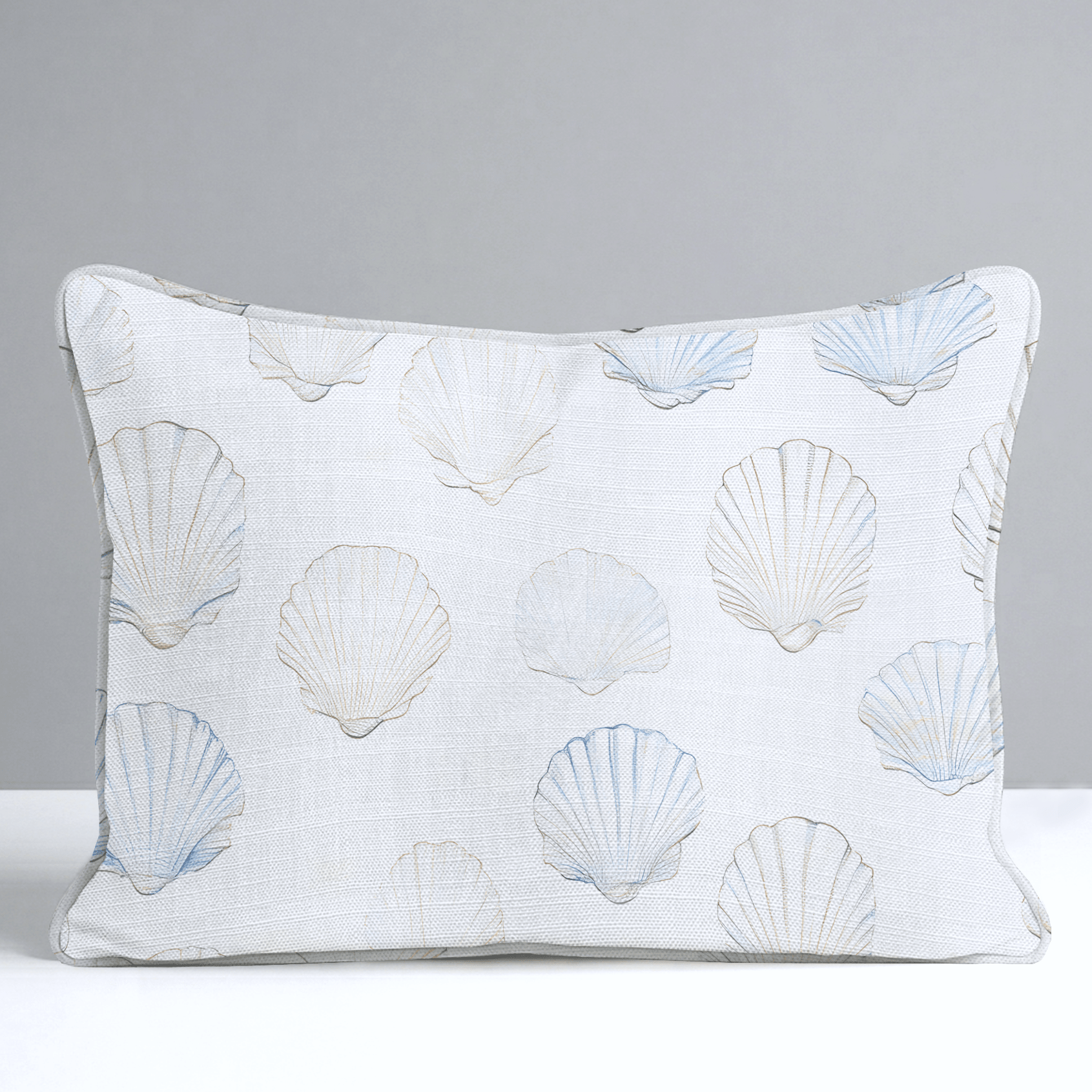Sally's Sea Shells Throw Pillow - Lemon Park