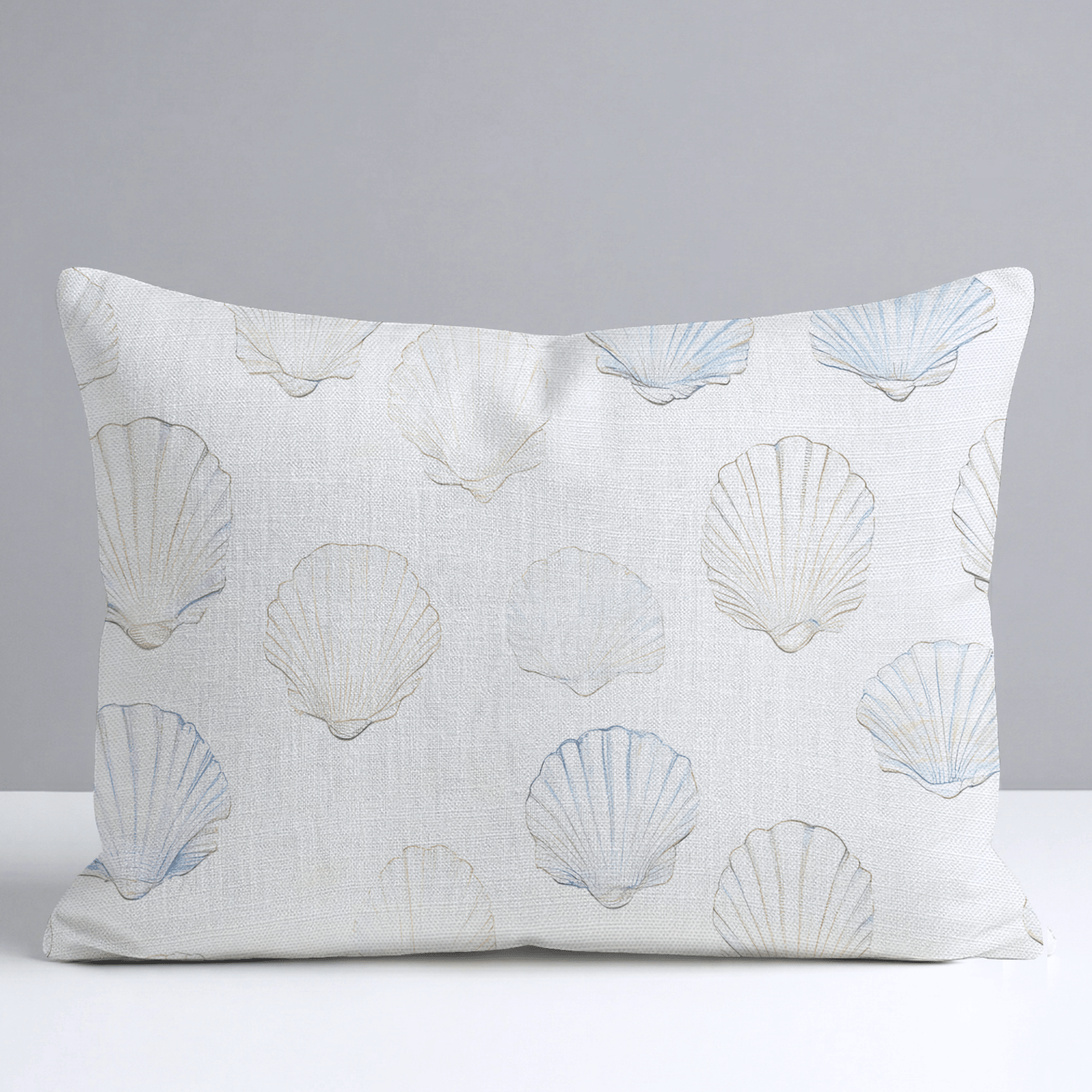 Sally's Sea Shells Throw Pillow - Lemon Park