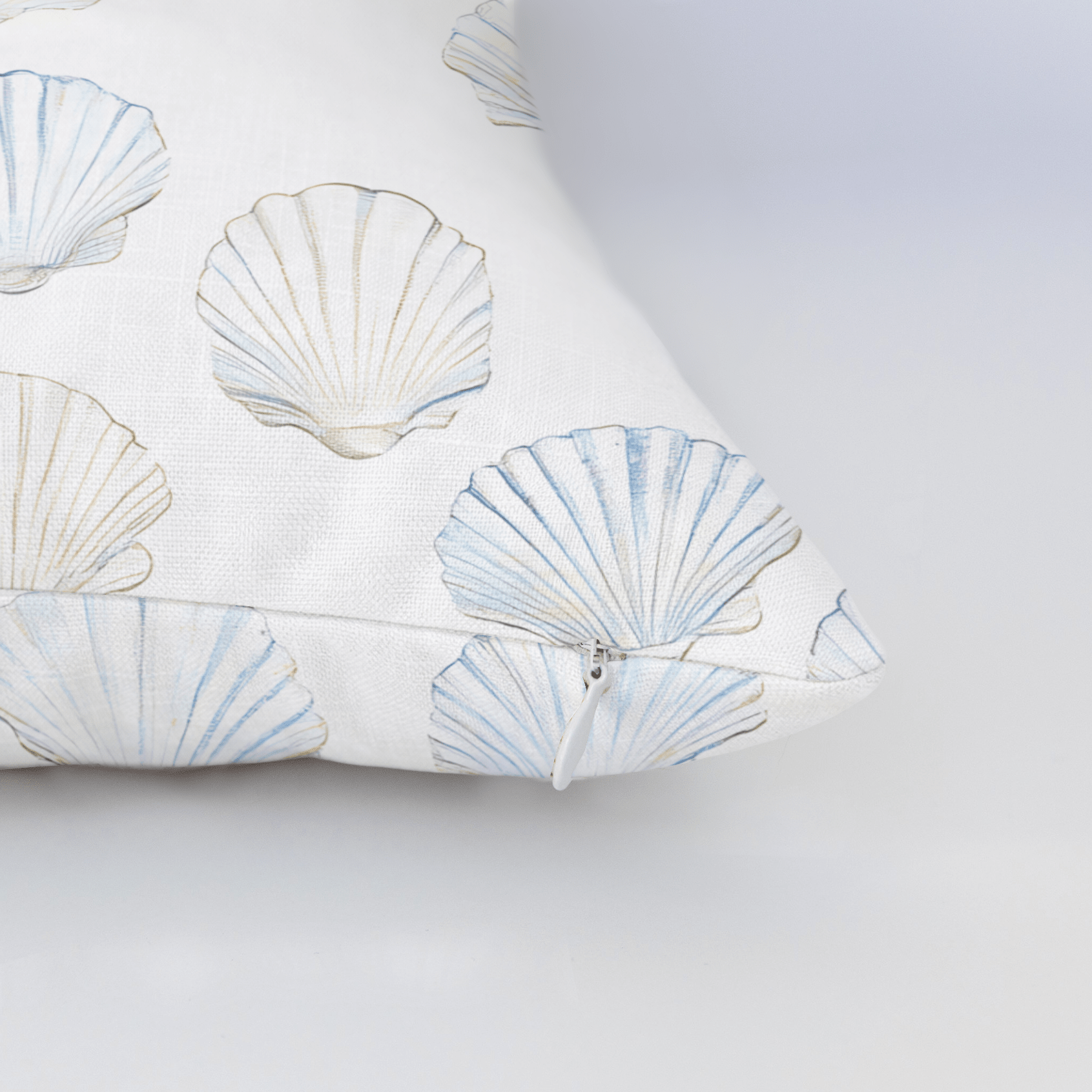 Sally's Sea Shells Throw Pillow - Lemon Park