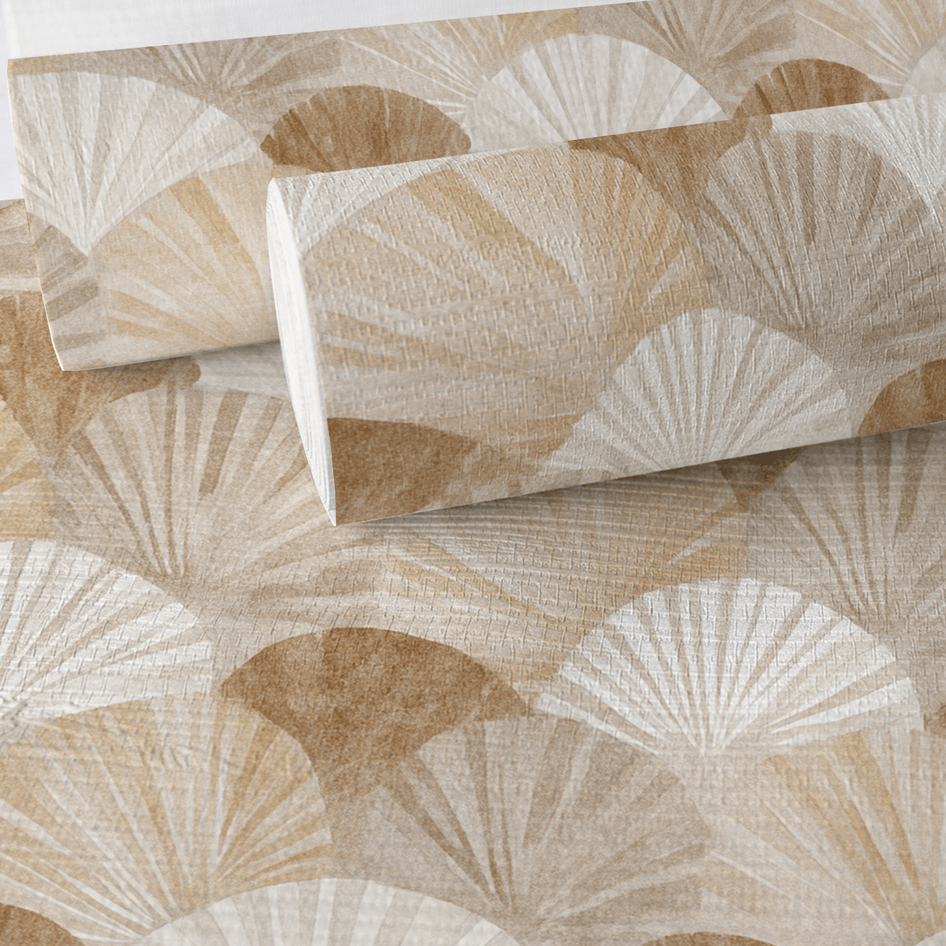 Salt Leaf Faux Grasscloth Wallpaper - Lemon Park