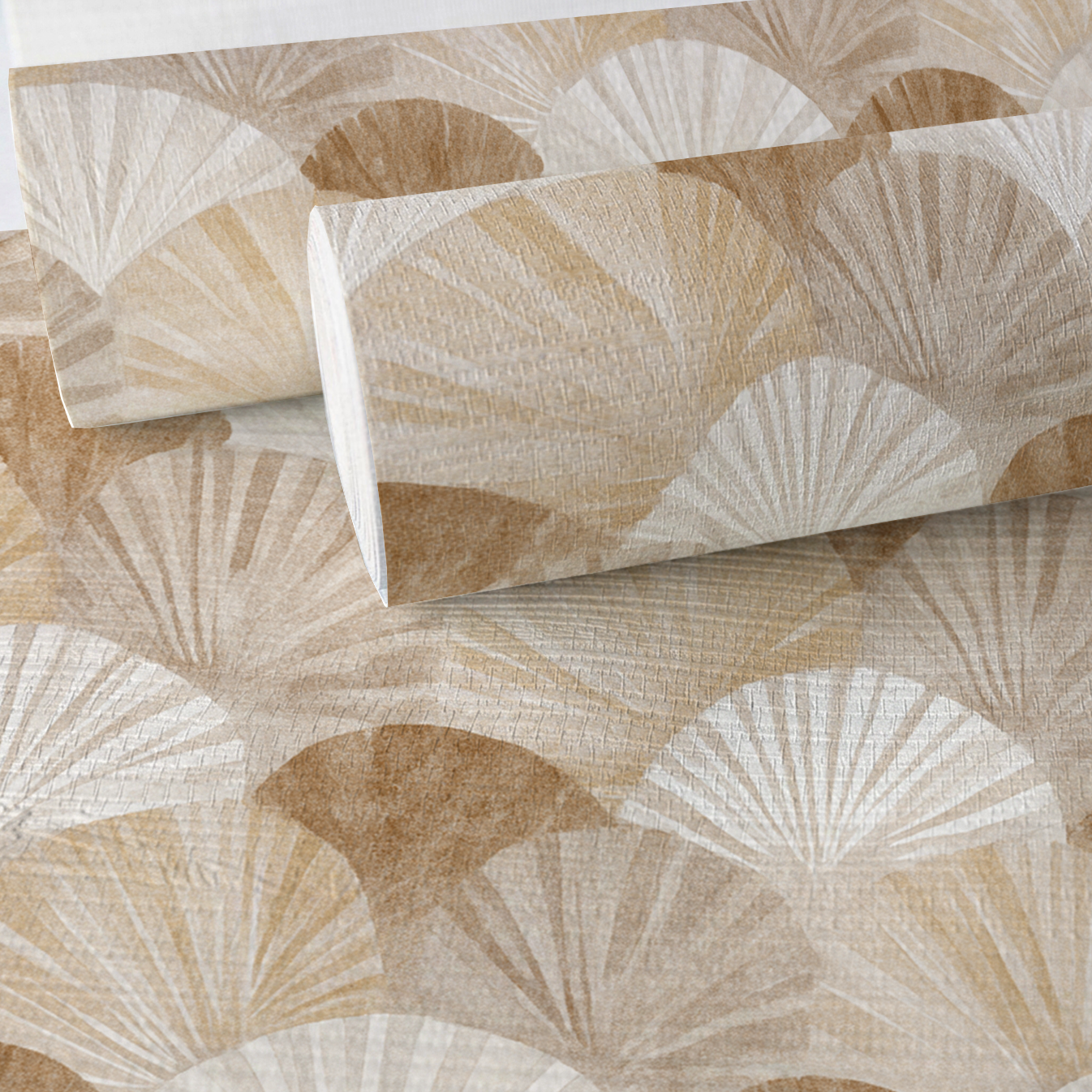 Salt Leaf Faux Grasscloth Wallpaper