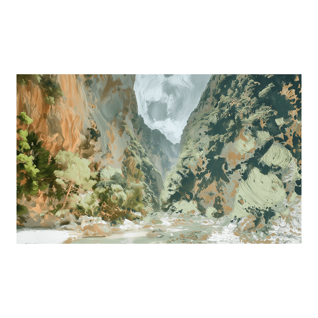 Samaria Gorge - Tapestry - Lemon Park