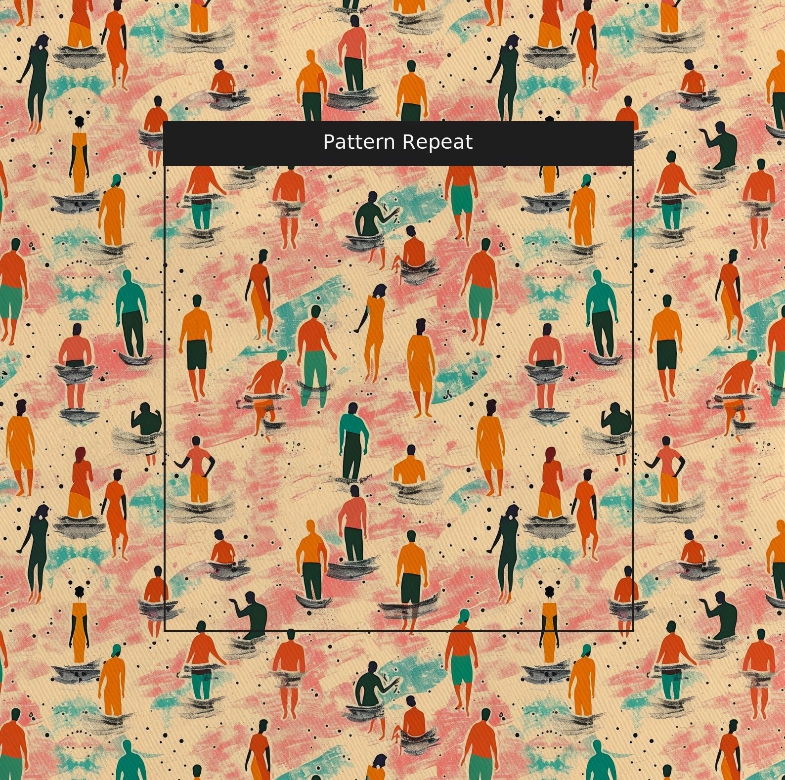Sandy Shores Gathering - Fabric - Lemon Park