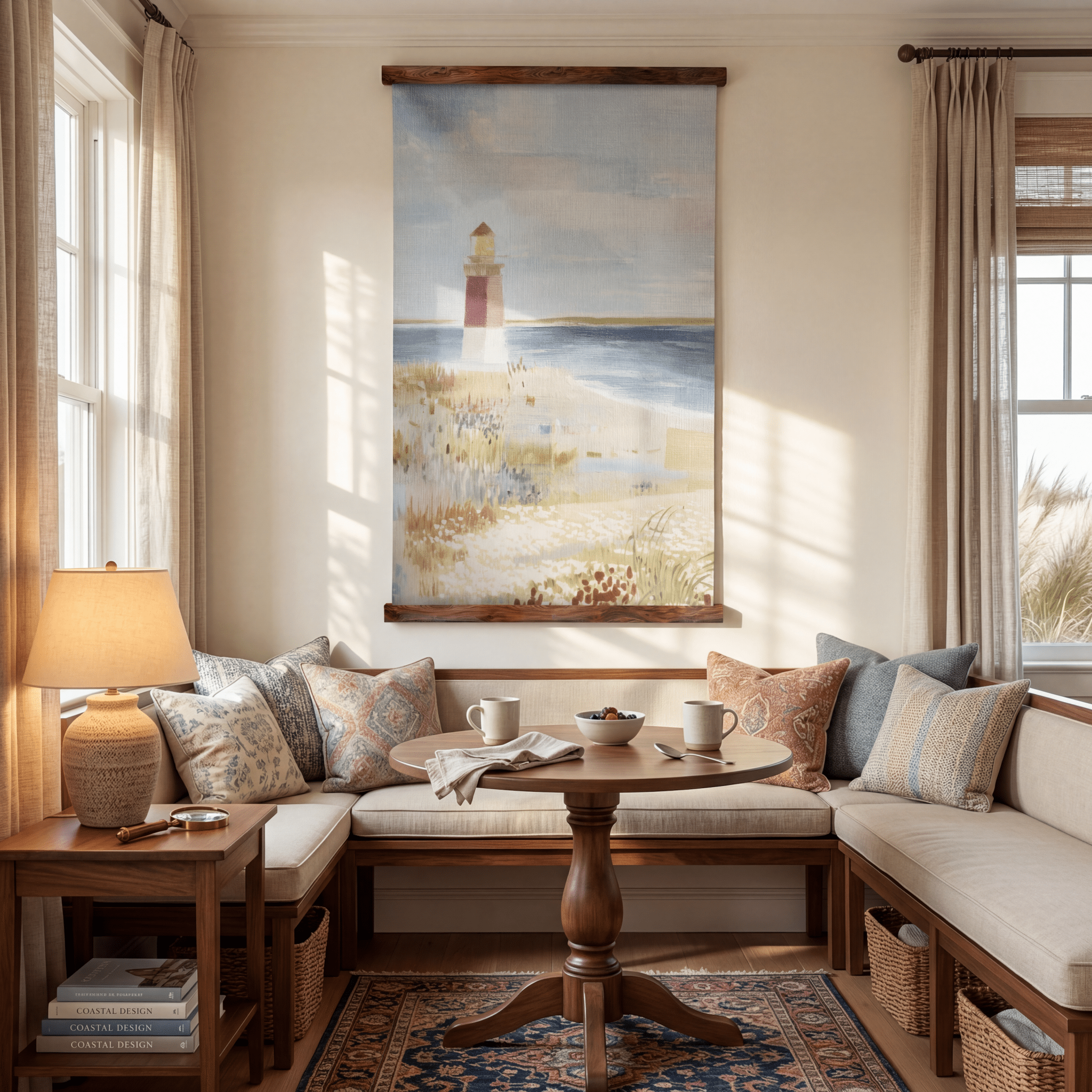 Sankaty Lighthouse - Tapestry - Lemon Park