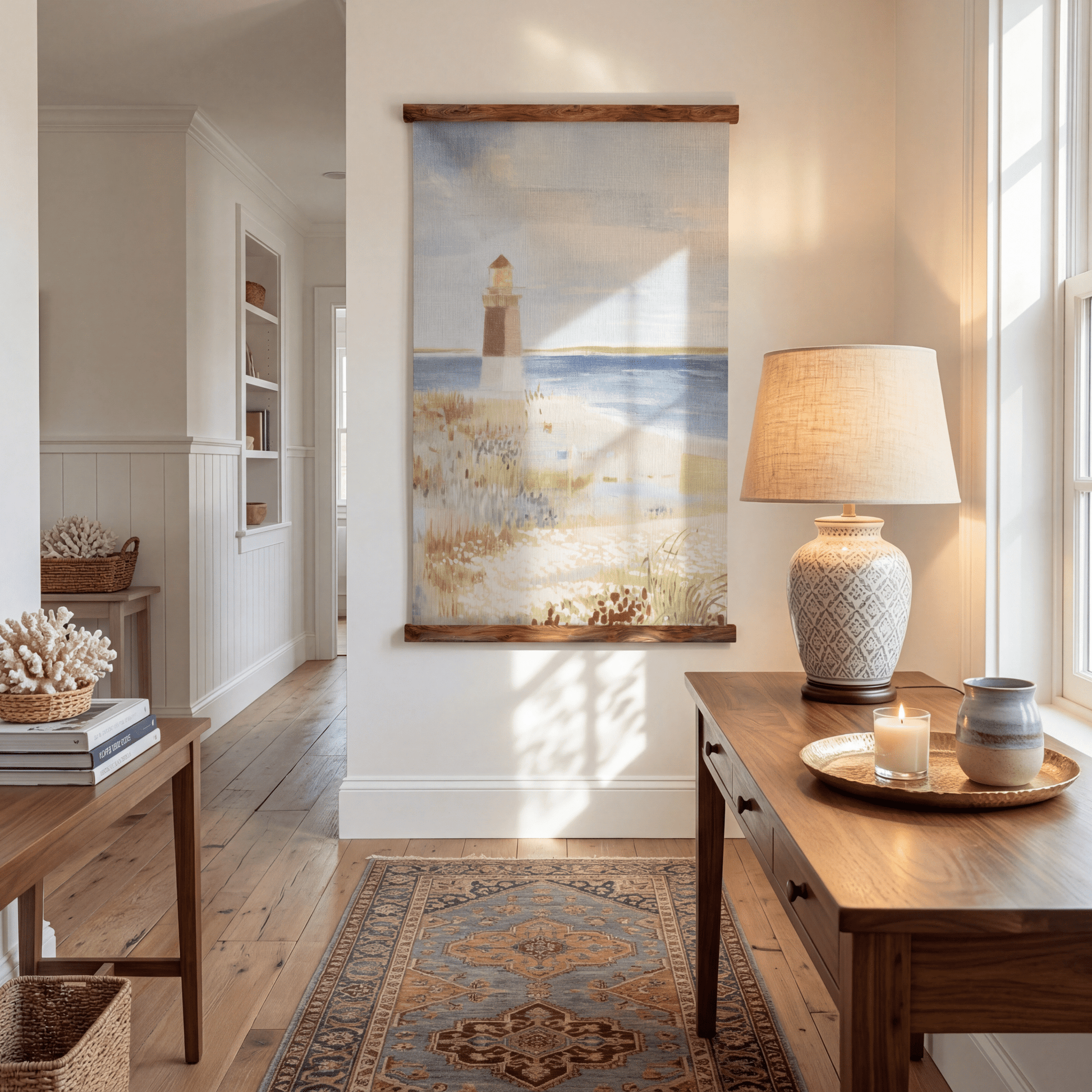 Sankaty Lighthouse - Tapestry - Lemon Park