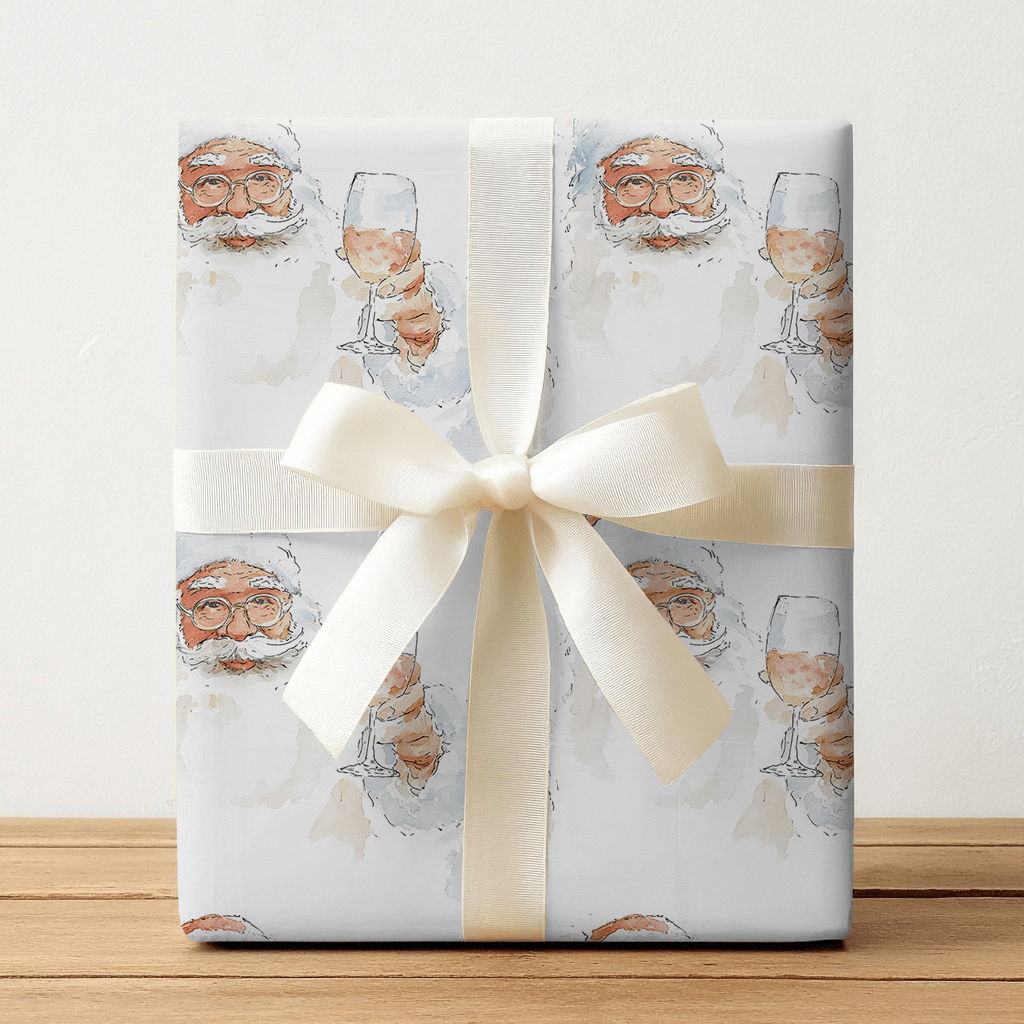 Santa’s Nightcap - Wrapping Paper - Lemon Park