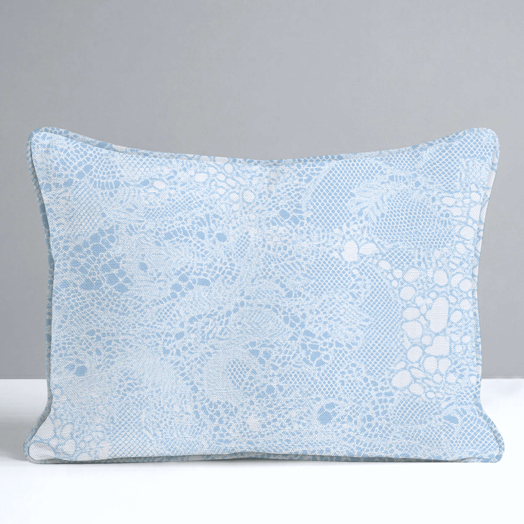 Sapphire Snake Throw Pillow - Lemon Park