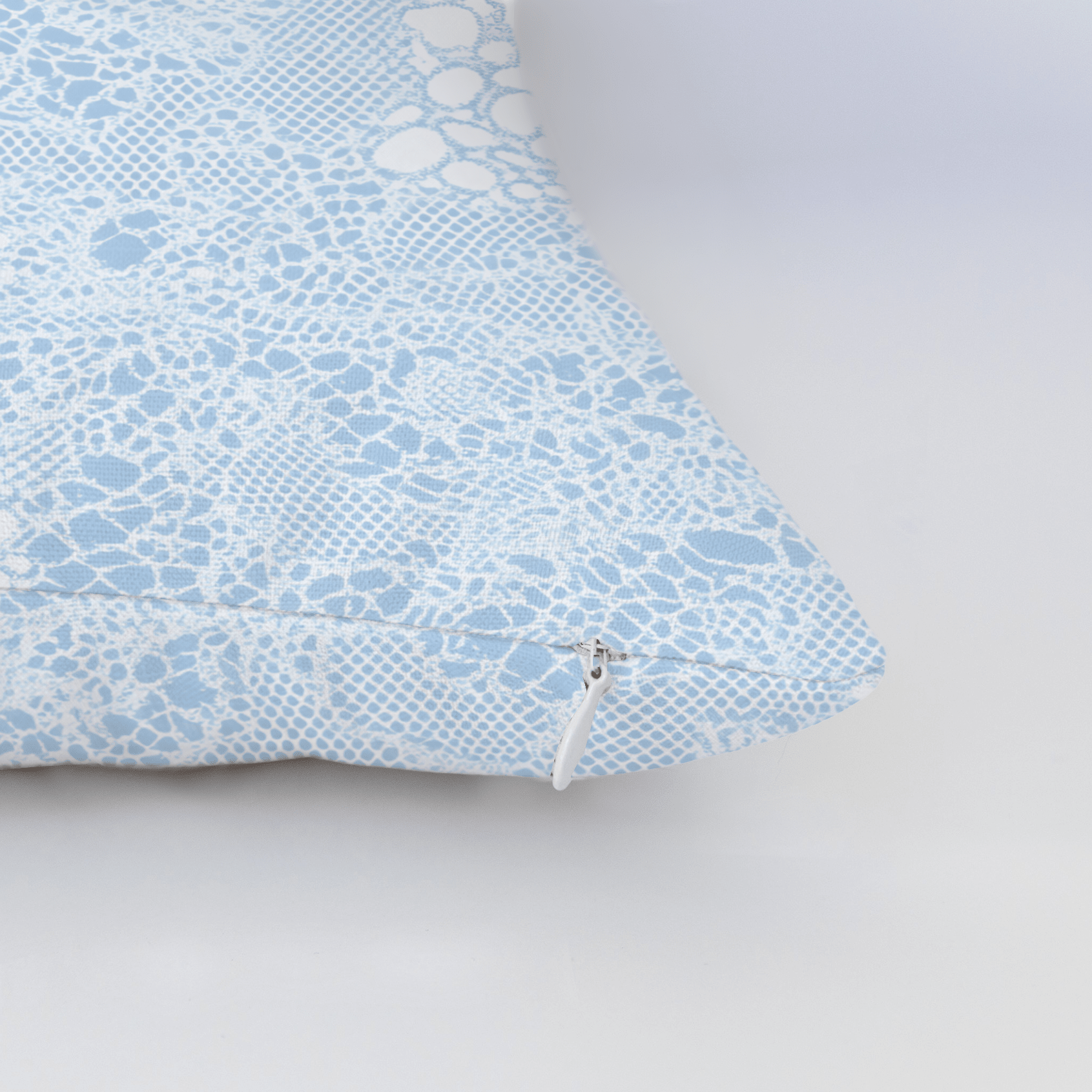 Sapphire Snake Throw Pillow - Lemon Park